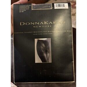 DONNA KARAN PANTYHOSE ESSENTIAL TONERS CHOCOLATE M TUMMY HIPS THIGHS H68